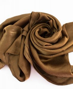 Deluxe Plain Hijab Deep Bronze 1