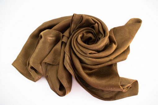 Deluxe Plain Hijab Deep Bronze 1