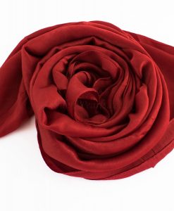 Deluxe Plain Hijab Deep Red