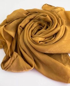 Deluxe Plain Hijab Golden Tan 1