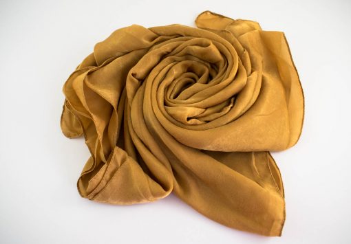 Deluxe Plain Hijab Golden Tan 1