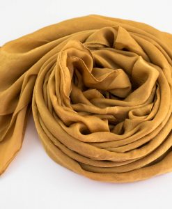 Deluxe Plain Hijab Golden Tan3