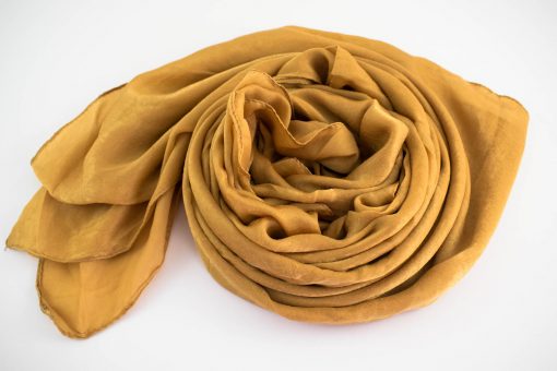 Deluxe Plain Hijab Golden Tan3