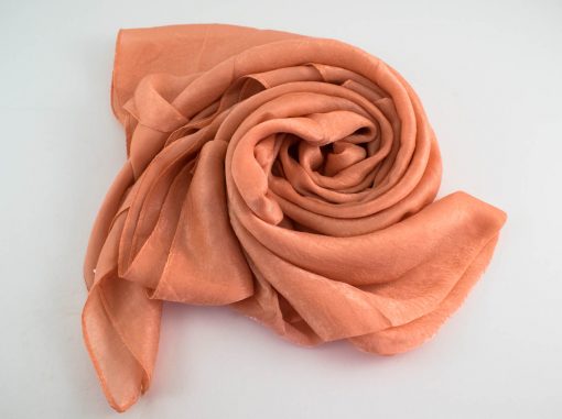 Deluxe Plain Hijab Light Peach 1