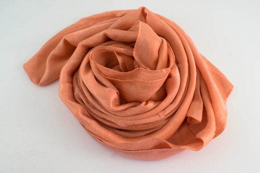 Deluxe Plain Hijab Light Peach 2