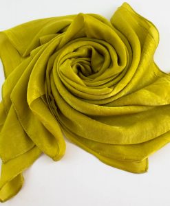 Deluxe Plain Hijab Lime Green 1