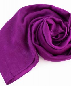 Deluxe Plain Hijab Purple 2