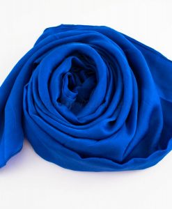 Deluxe Plain Hijab Royal Blue 2