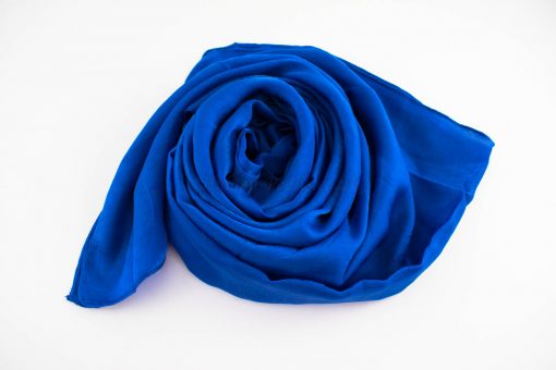 Deluxe Plain Hijab Royal Blue 2