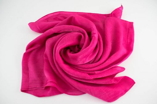 Deluxe Plain Hijab Shocking Pink 1