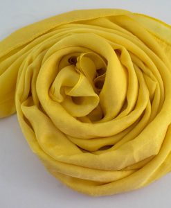 Deluxe Plain Hijab Yellow 3