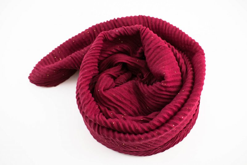 crinkle hijab with pearls