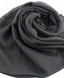 Pearl Globe Hijab Dark Grey