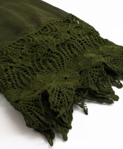 Antique Lace Hijab Army Green