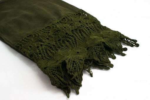 Antique Lace Hijab Army Green