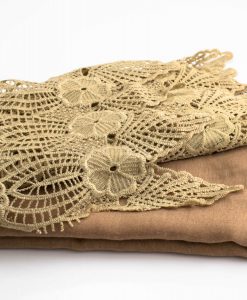 Antique Lace Hijab Light Brown