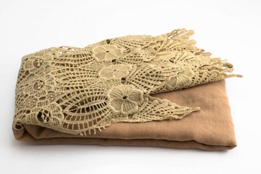 Antique Lace Hijab Light Brown