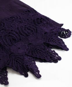 Antique Lace Hijab Plum