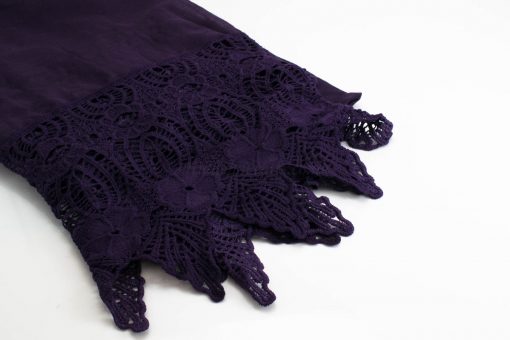 Antique Lace Hijab Plum