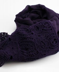 Antique Lace Hijab Plum