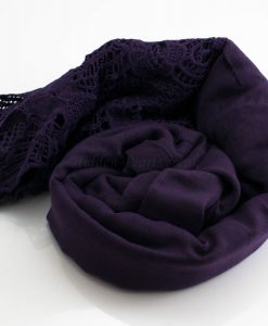 Antique Lace Hijab Plum 3