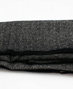 Geo Print Hijab - Black 2- Hidden Pearls