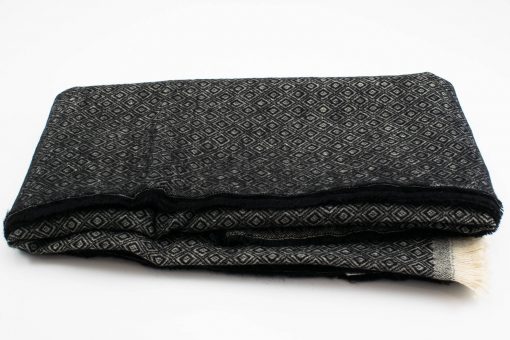 Geo Print Hijab - Black 2- Hidden Pearls