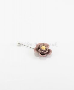 Flower & Pearl Hijab Pin - Lavender - Hidden Pearls