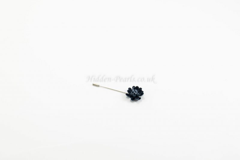 Flower Hijab Pin Blue - Hidden Pearls