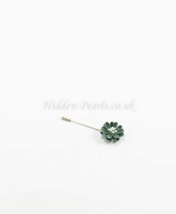 Flower Hijab Pin Green - Hidden Pearls