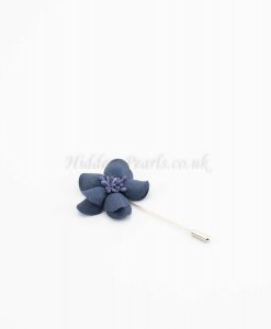 Daisy Flower Pin - Blue - Hidden Pearls