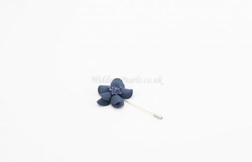 Daisy Flower Pin - Blue - Hidden Pearls
