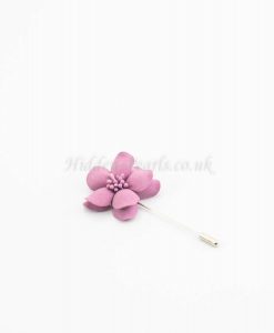 Daisy Flower Pin - Pink - Hidden Pearls