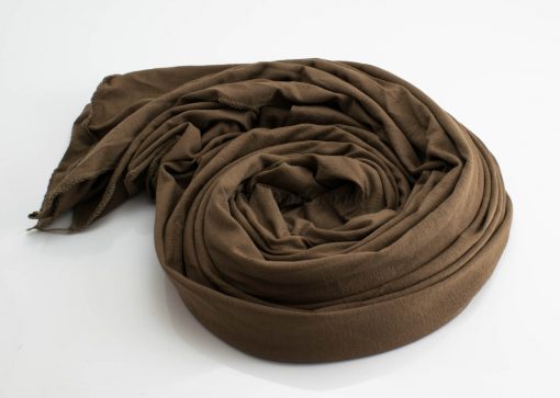 Jersey Plain Hijab Mocha 2