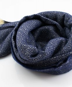 Print Hijab - Navy 2- Hidden Pearls