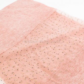 Organza Sparkle Hijab - Dusty Pink- Hidden Pearls