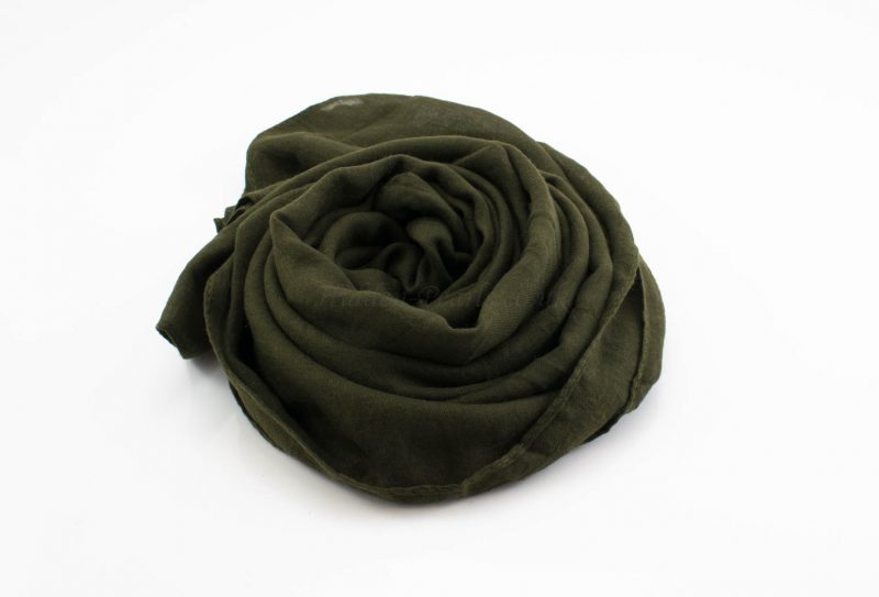 Plain Hijabs Army Green