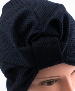 Check Style Turban - Midnight Blue - Hidden Pearls