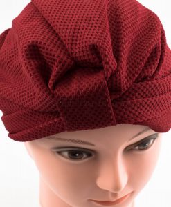 Check Style Turban - Rosewood - Hidden Pearls