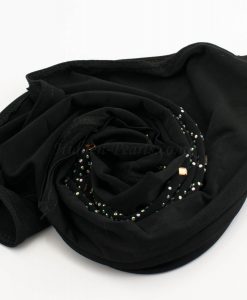 Children's Gem Hijab - Black - Hidden Pearls