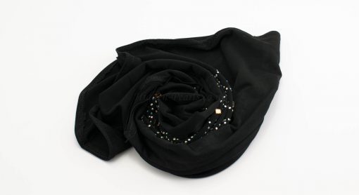 Children's Gem Hijab - Black - Hidden Pearls