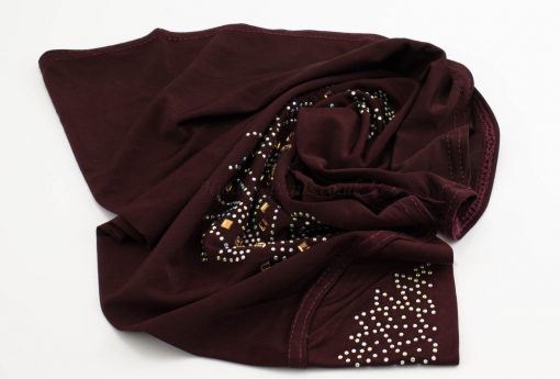 Children's Gem Hijab - Maroon - Hidden Pearls