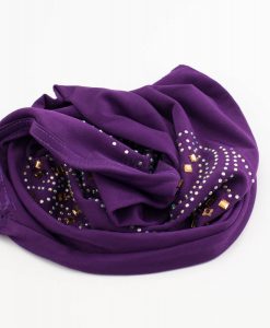 Children's Gem Hijab - Purple - Hidden Pearls