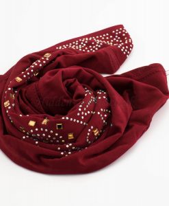 Children's Gem Hijab - Red - Hidden Pearls