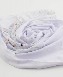 Children's Gem Hijab - White - Hidden Pearls