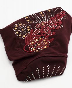 Children's Gem and Flower Patch - Maroon - Hidden Pearls