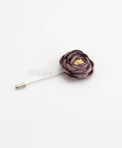 Rose Hijab Pins - Plum - Hidden Pearls