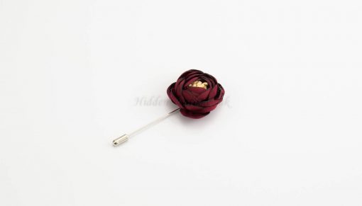 Rose Hijab Pins - Red - Hidden Pearls