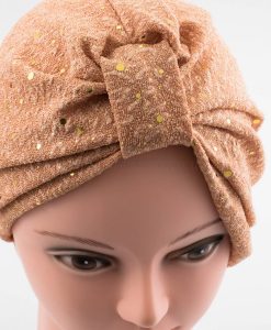 Glitter Turban - Rose Gold - Hidden Pearls