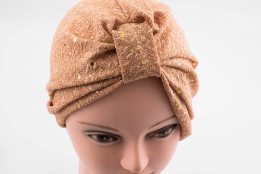 Glitter Turban - Rose Gold - Hidden Pearls